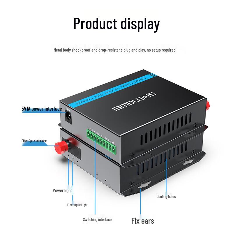 Shengwei Switch Signal Fiber Optic Extender
