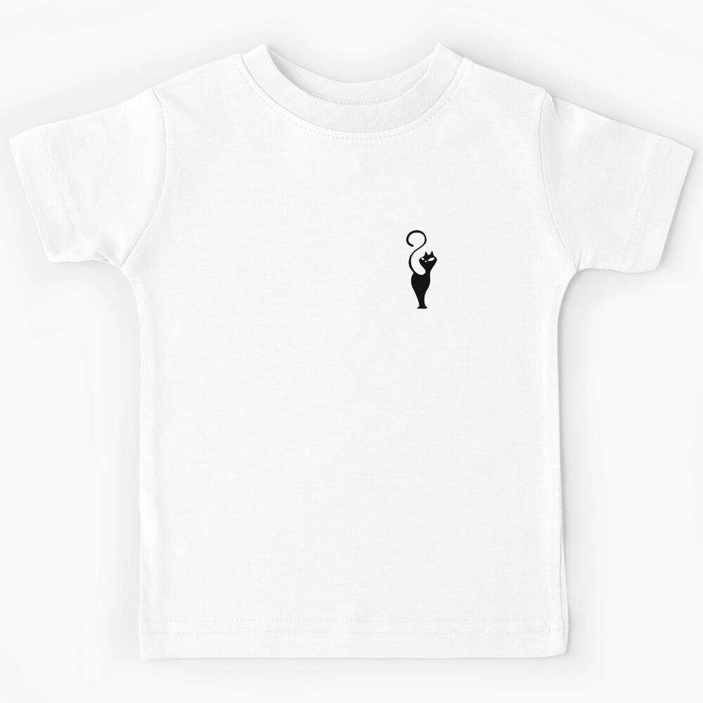 Black Cat Kids T-Shirt 140