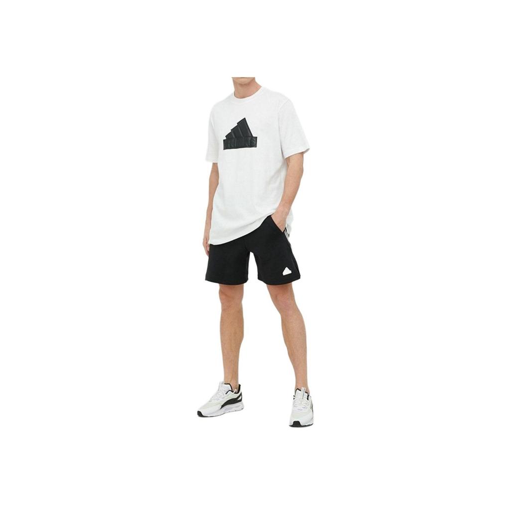 adidas Future Icons Striped Shorts Men Bottoms Black IC3752