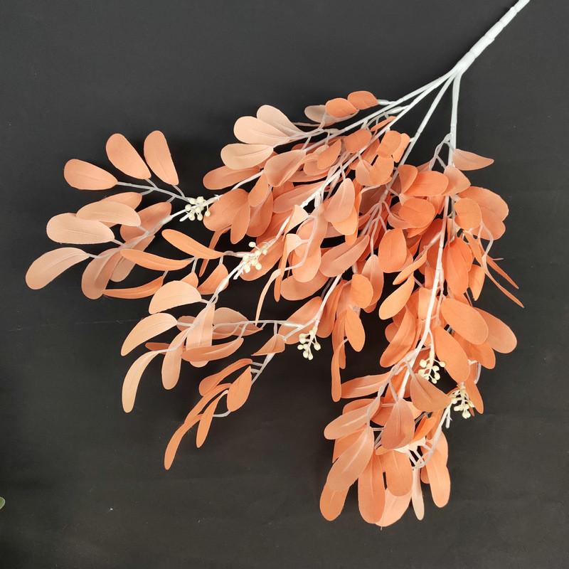 Peanut Artificial Leaf Silk Floral Bouquet Long Stem Wedding Decor Home Display