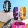 LED Digital Fitness Tracker Waterproof Vibrating Alarm Bracelet Alarm Clock Watch for Students