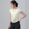 Women's Quick-Dry Yoga & Running T-Shirt - Loose, Comfortable, Slimming, Short Sleeve, Breathable Fitness Top for Summer