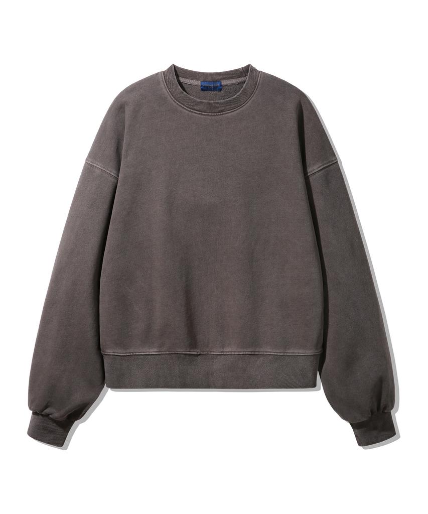 ALVINCLO Pigment Crop Sweatshirt Dlx2975 (4 Colors)