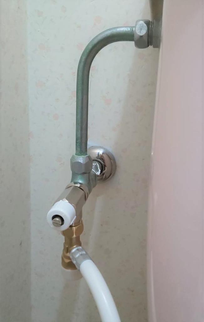 Panasonic Panasonic warm water flush toilet seat washlet beauty toilet water stop valve branch Branch faucet cap set connection fittings fitting.