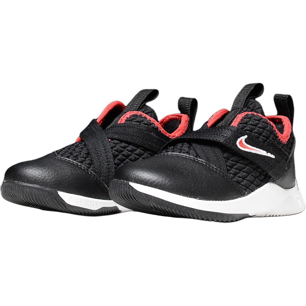Nike LeBron Soldier 12 Abrasion Resistant Low Top Toddler Shoes Black Infant And Toddler AH1690-001