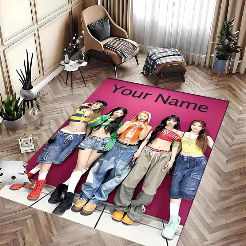 Custom personalization (G)I-DLE Area Rug - Perfect For Kitchen, Bathroom,Laundry Room Decor Large Size Available,Gift All Seasons
