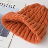 Neue Candy Farben Gestrickte Hüte Für Frauen Kpop Stil Twist Woolen Beanie Hut Herbst Und Winter Weibliche Kappe Halten Warme winter Hut