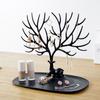 Tree Shape Deer Tray Hanger Ring Display Tools Jewelry Display Rack Jewelry Organizer Ornament