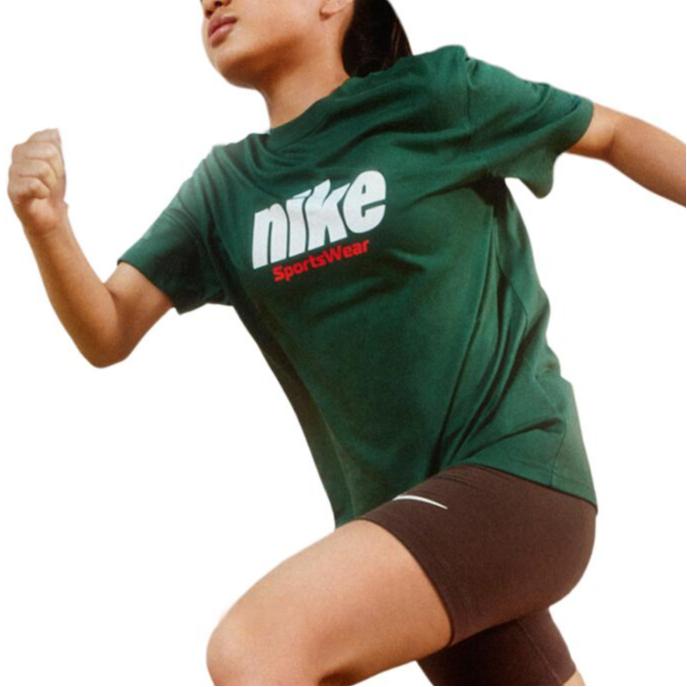 Nike Sportswear T Shirt Canyon Green Kids' HQ1565-341
