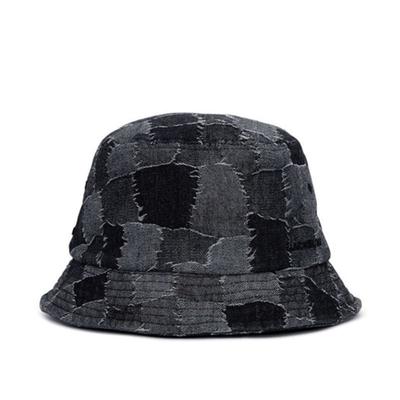 BLACKBLOND כובע דלי ג'ינס טלאים BBD (שחור)