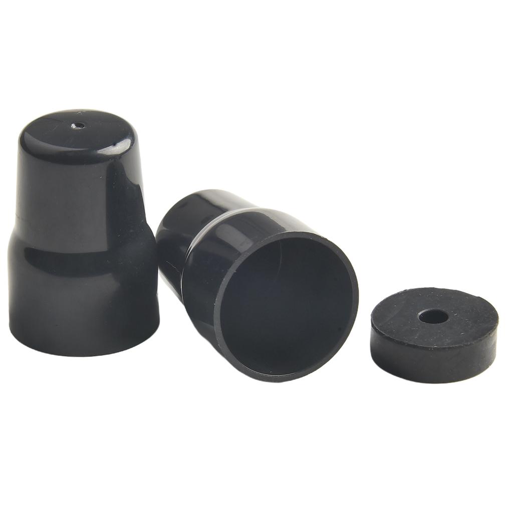 2/4pcs Radiator Valve Cap Black Plastic Radiator Cap Household Radiator Valves Replacement Accessories 25x36x20mm