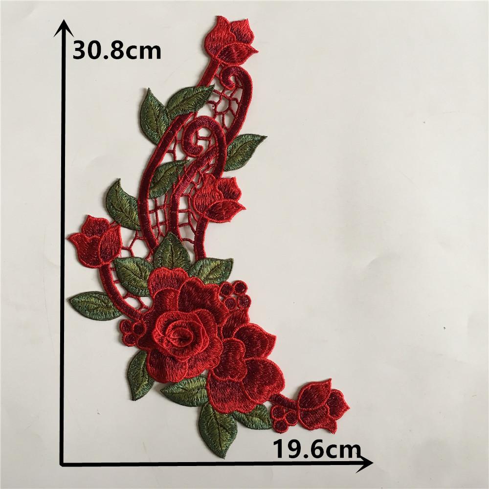 Multi-Color Three-Dimensional Embroidery Polyester Decorative Hollow Lace Flower Collar Diy Sewing Lace Collar Clothing Accessories