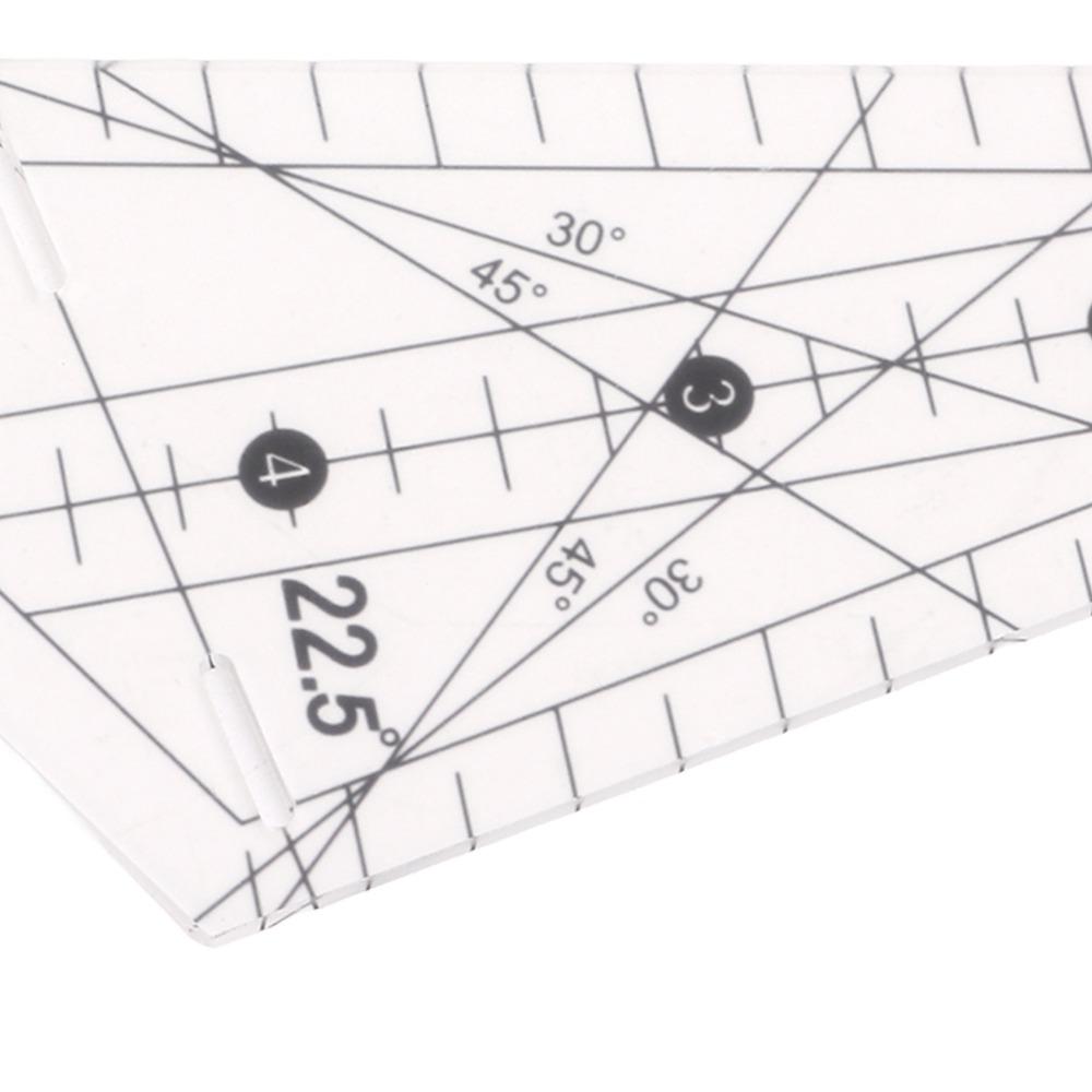 Acrylic Patchwork Ruler Slot Design Sewing Template Ruler Durable Quilting Ruler For Sewing DIY