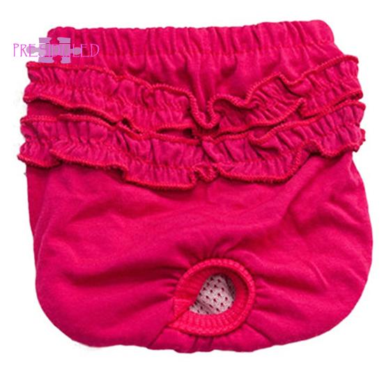 Buy Dog Accessories Pet Sanitary Panties Reusable Pants Cotton Pet Physiological Pants at