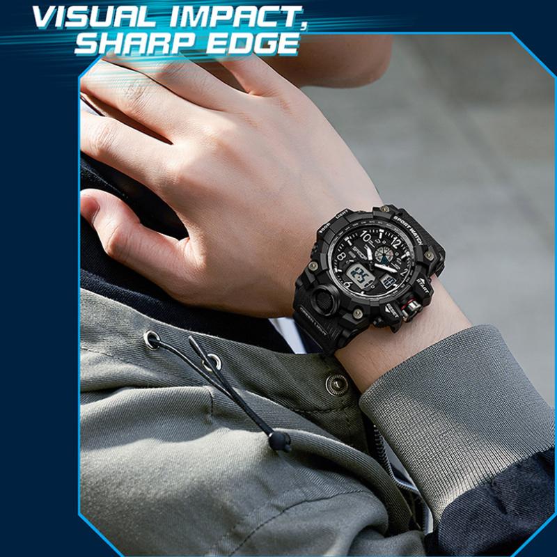 SANDA Watches Creative Sports Electronic Watch Personalised Fashion Electronic Watch