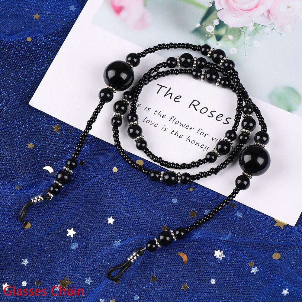 

Imitation Pearl Anti-slip Eyeglass Lanyard Eye wear Accessories Glasses Chain Glasses Necklace білий