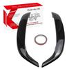 Light Black Front Door Side Fender Scoops Fin Vents Cover Trim for 2015- Dodge Charger