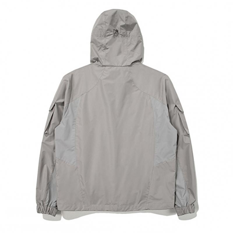 Silver Tpu Shell Jacket  Light Gray 