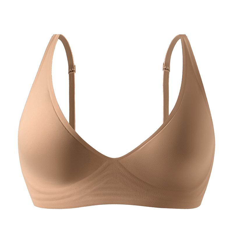 Women Seamless Push Up No Wire Comfortable Bra
