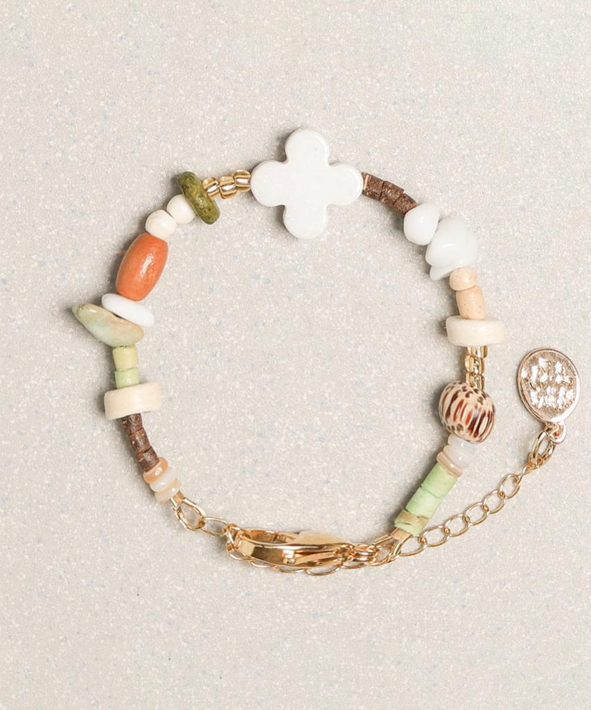 Towtow Archive Full Clover Bracelet White