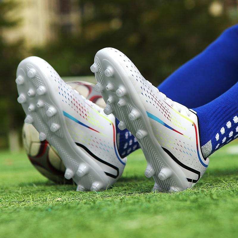Mens Football Shoes Training Artificial Captain Football Shoes for Kids Boys Soccer Shoes