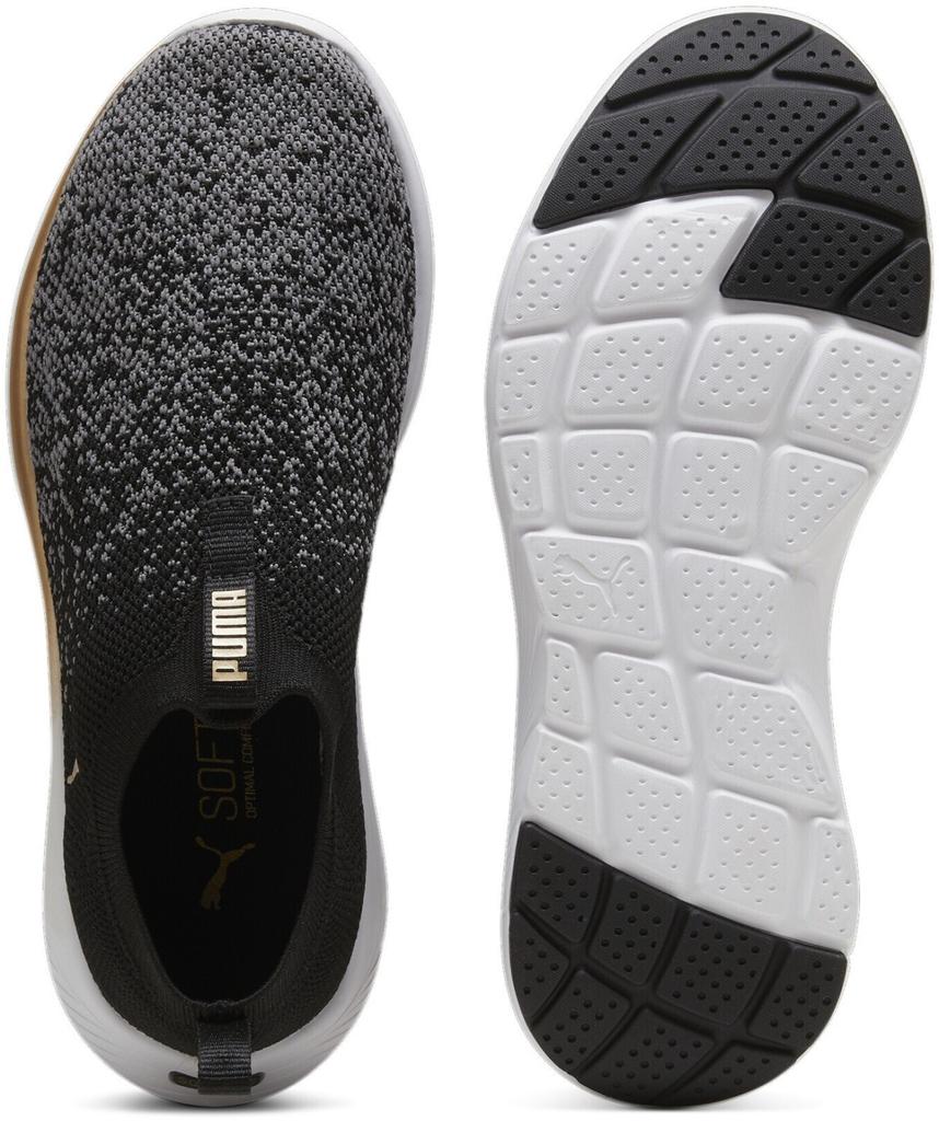 Кроссовки Puma спортивная обувь золото серый черный