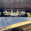Camping outdoor life related bonfire car stickers off-road forest cycling glass window body decoration waterproof vinyl stickers