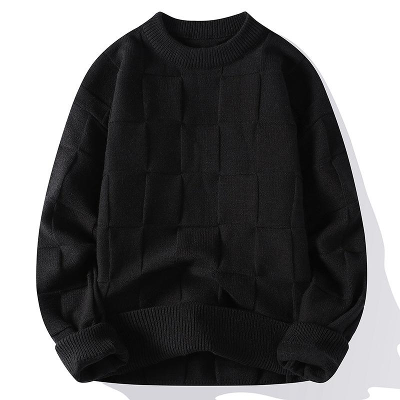 Men s Winter Long Sleeve Thick Knit Pullover Sweater - Trendy and Casual 2XL