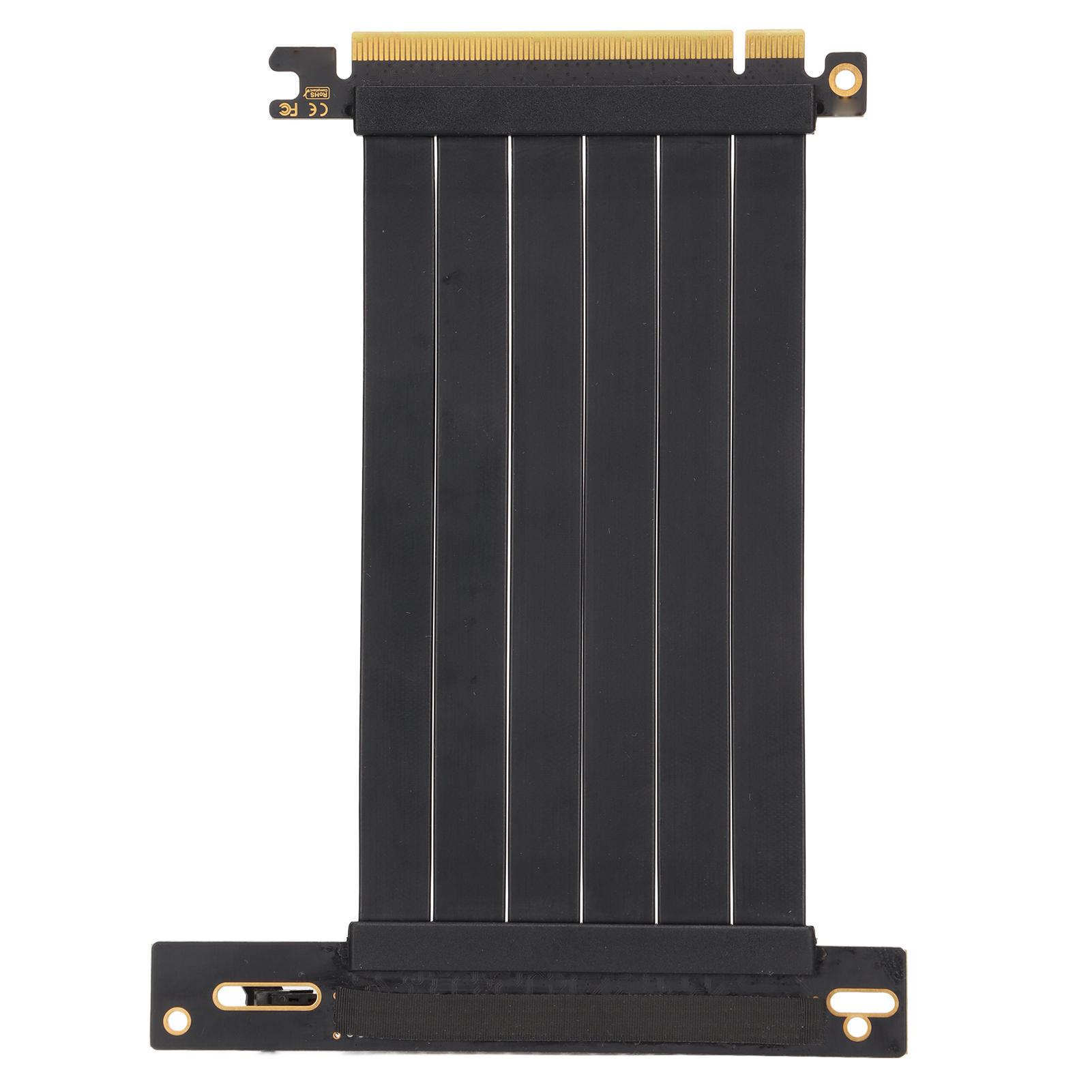 

Кабель-подовжувач для відеокарти 15 см Хороша стабільність Низькі втрати 128 Гбіт/с PCIE 3.0 X16 Подовжувач Райзер-кабель