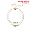 Minimalist Beach Pearl Starfish Tassel Anklet - European & American Style