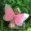Solar luminous flower fairy shaped ornaments outdoor courtyard garden balcony landscape atmosphere lights automatically illuminate at night