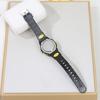 Kids Digital Watch Boys Girls Colorful Alarm Clock with Day Display 5.25 Yellow