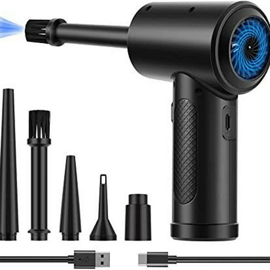 High-Power Wireless Car & Keyboard Vacuum Cleaner with USB Charging