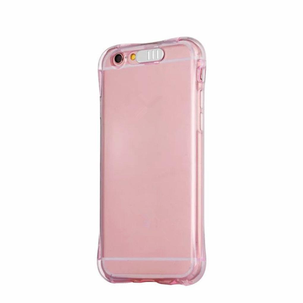 LED Flashing Shockproof Clear Case Light Up Soft Cover X 6 7 8 Plus