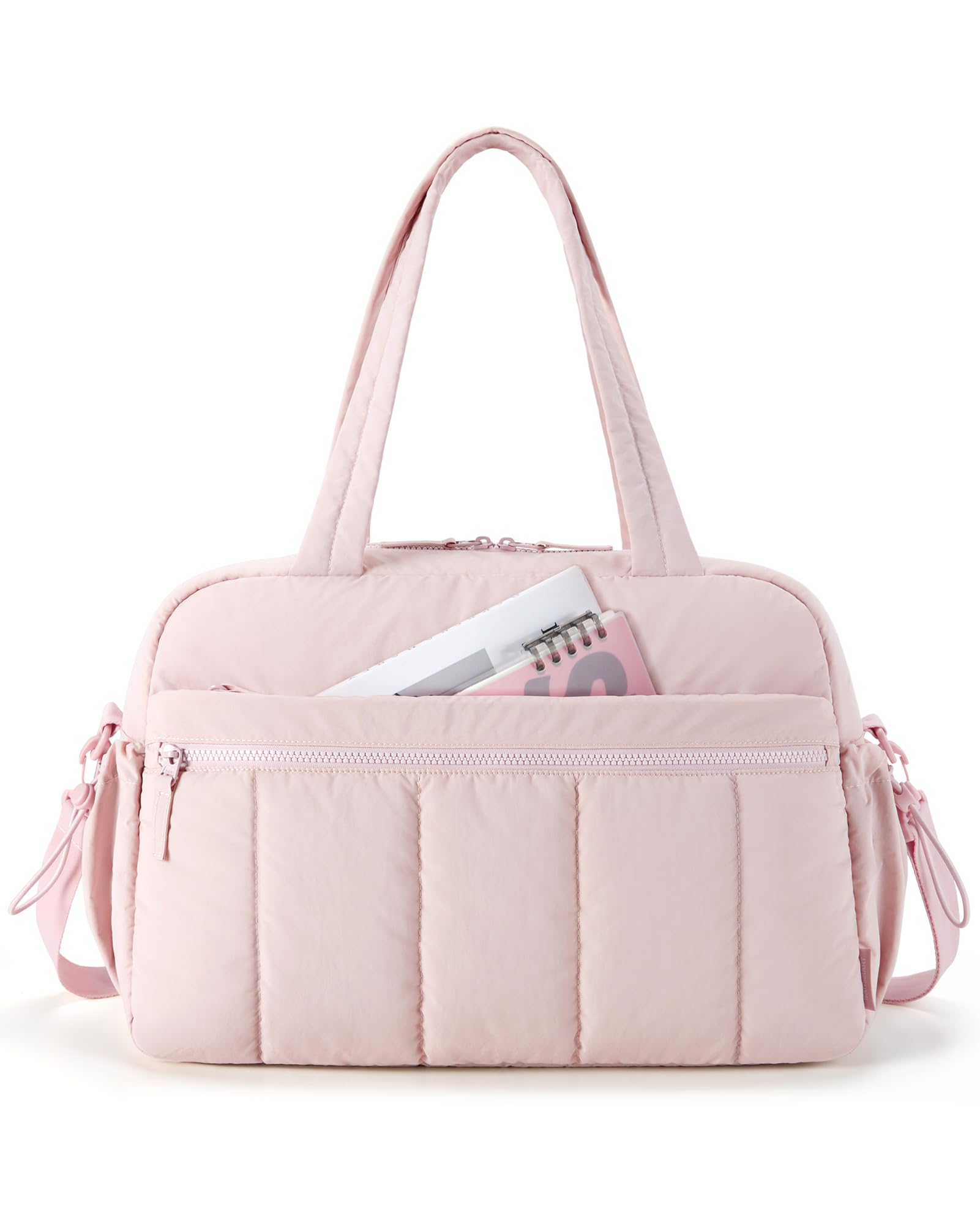 

BAGSMART Travel Duffel Sports Boston Gym Large Pink Bag, Bag, Bag, Bag, Capacity, Wet/Dry Separation, Outdoor, Carry-on, Women s, Waterproof, рожевий