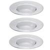 Orbit Rimmed Bowl Plates, 250mm, Set of 3, Made In Japan, Large Round Plates, Glass Dishes, Tableware, Item 46162