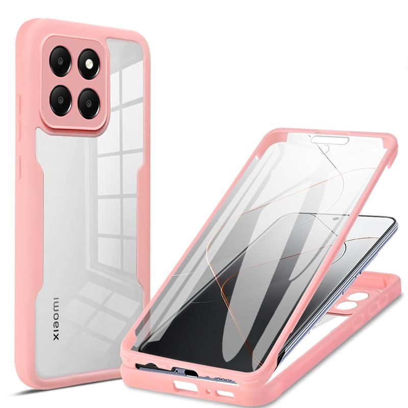 Luxury 360 Full Body Clear Case For Redmi A1 A2 A3 9A 9C 9I 9T 10 10A 10C 11A 12 12C 13C 14C Silicone Bumper Shockproof Cover