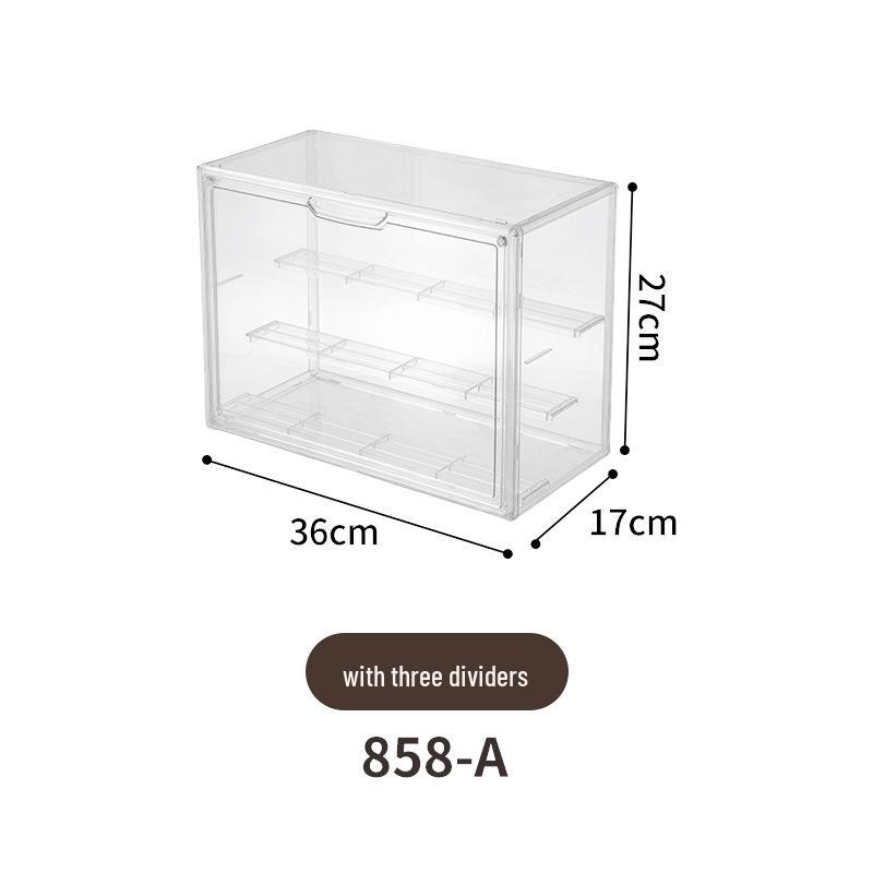 Acryl-Vitrine mit Regalen für Modellfiguren, Puppen und Blind-Box-Figuren