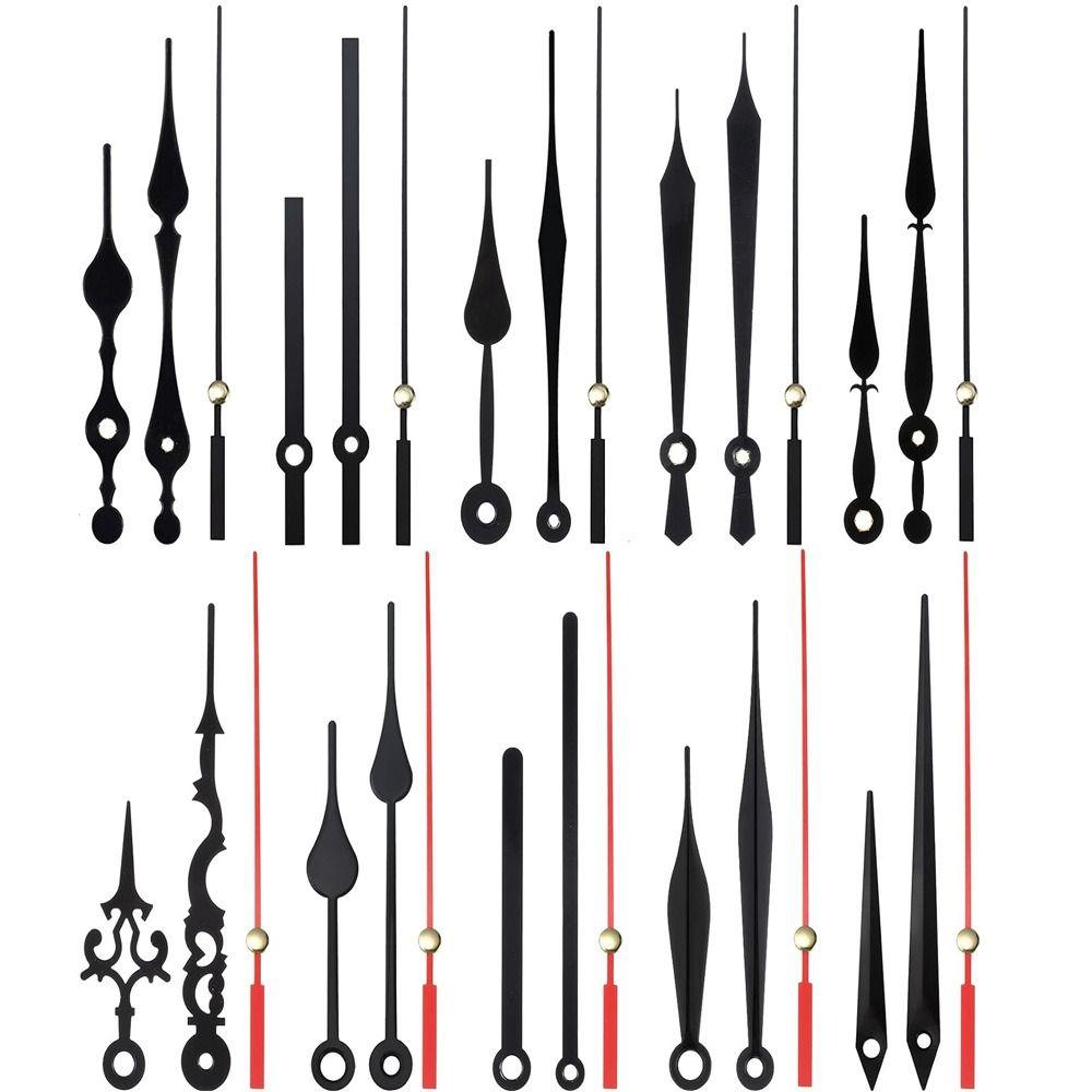 6/10/14 Set Mixed Pattern Clock Hands DIY Accessories Clock Parts Hour/Minute/Second Pointer