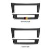 BETTERHUMZ Carbonfaser für Mercedes Benz W204 C-Klasse Mittelkonsole CD-Panel Zierrahmen Aufkleber Autoinnenraum