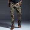 Men's Camo Nine-Point Multi-Pocket Pants - Military Style Casual Work Joggers