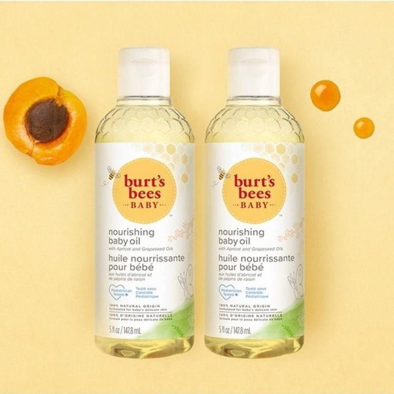 BURT’S BEES Burt’s Bees Baby Oil 147ml x2 FREE