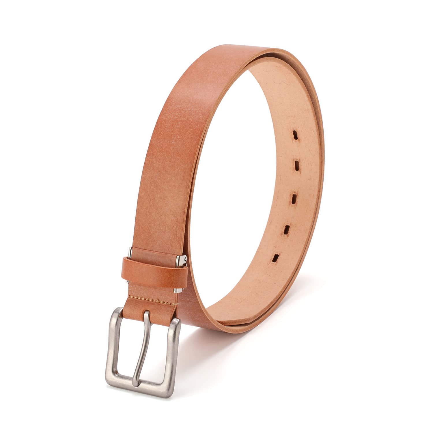 

[NARU] Ремень из натуральной кожи Himeji Bridle Leather для мужчин - Повседневный, Деловой, Для костюма, Мужской, Популярный бренд, Стильный, Ширина 35 мм, Регулируемый размер,