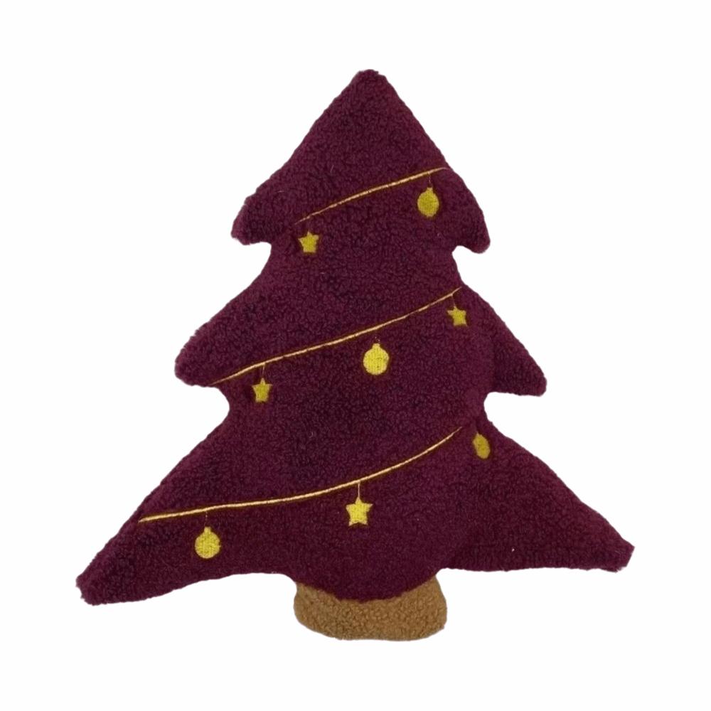 Soft Christmas Tree Pillow 40cm Festive Decor Pillow New Plush Cushion Christmas