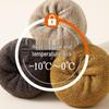 Women's Plus Velvet Warm Mid-Calf Socks: Thick Terry, Trendy Style, High-Top Cotton for Autumn/Winter
