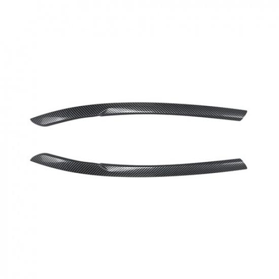 Headlight Eyebrow Lamp Eyelids Trim Cover For Volkswagen Tiguan MK2 2017–20