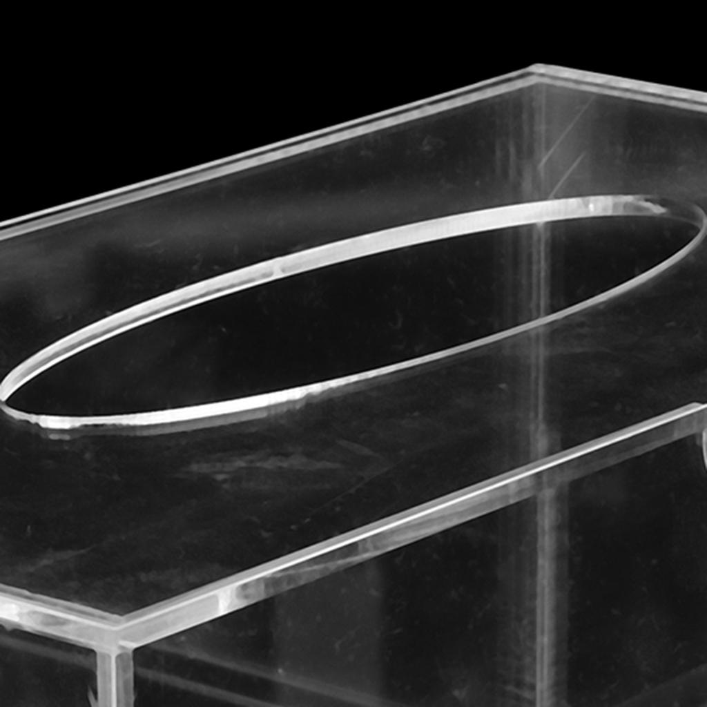 Transparente Acryl-Taschentuchaufbewahrungsbox Wimpernverlängerung Kosmetikaufbewahrungsbox mit Schublade