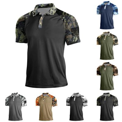 Men's Summer Print Short Sleeve Lapel Shirt Men's Casual Fashion Shirt