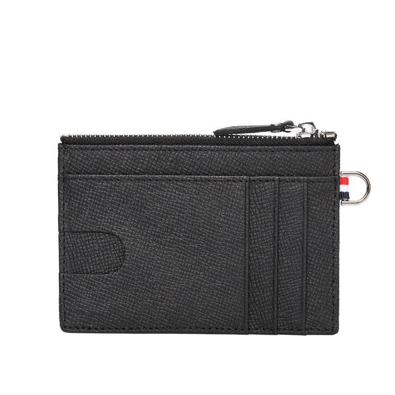 First Layer Cowhide Card Bag, Genuine Leather Women's Change Card Bag, Mini Card Cover, Multi-card Position, Ultra-thin Card Bag.