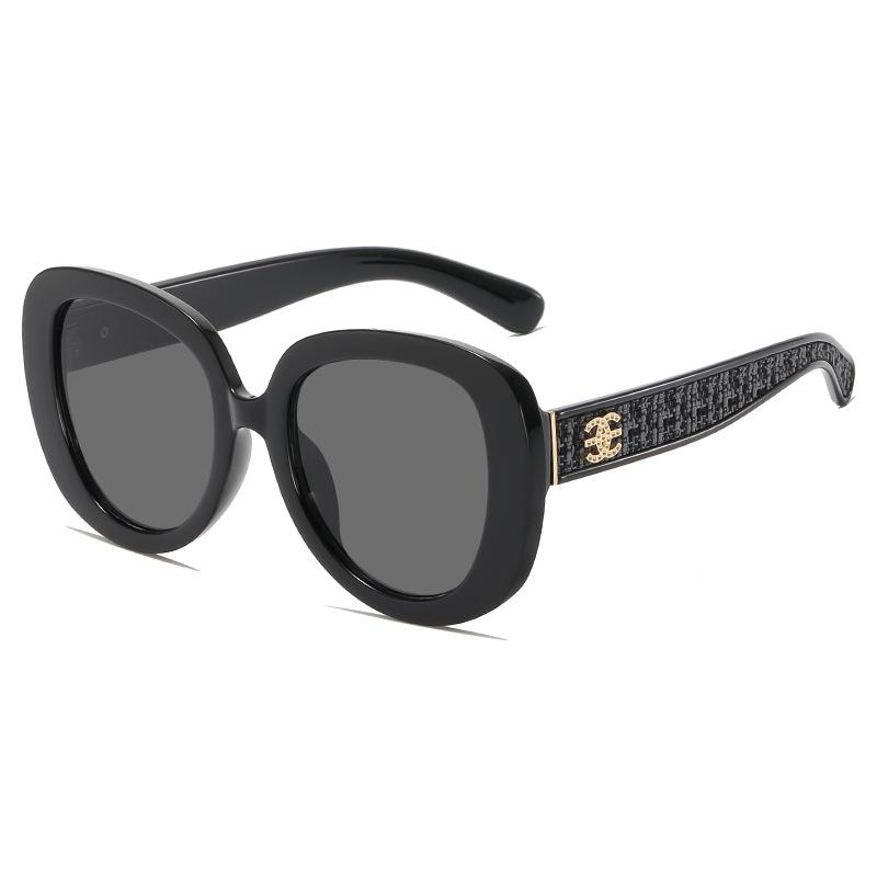 2026 Women's Retro Leopard Print Large Frame Sunglasses with UV Protection - High-End Fashion Trend